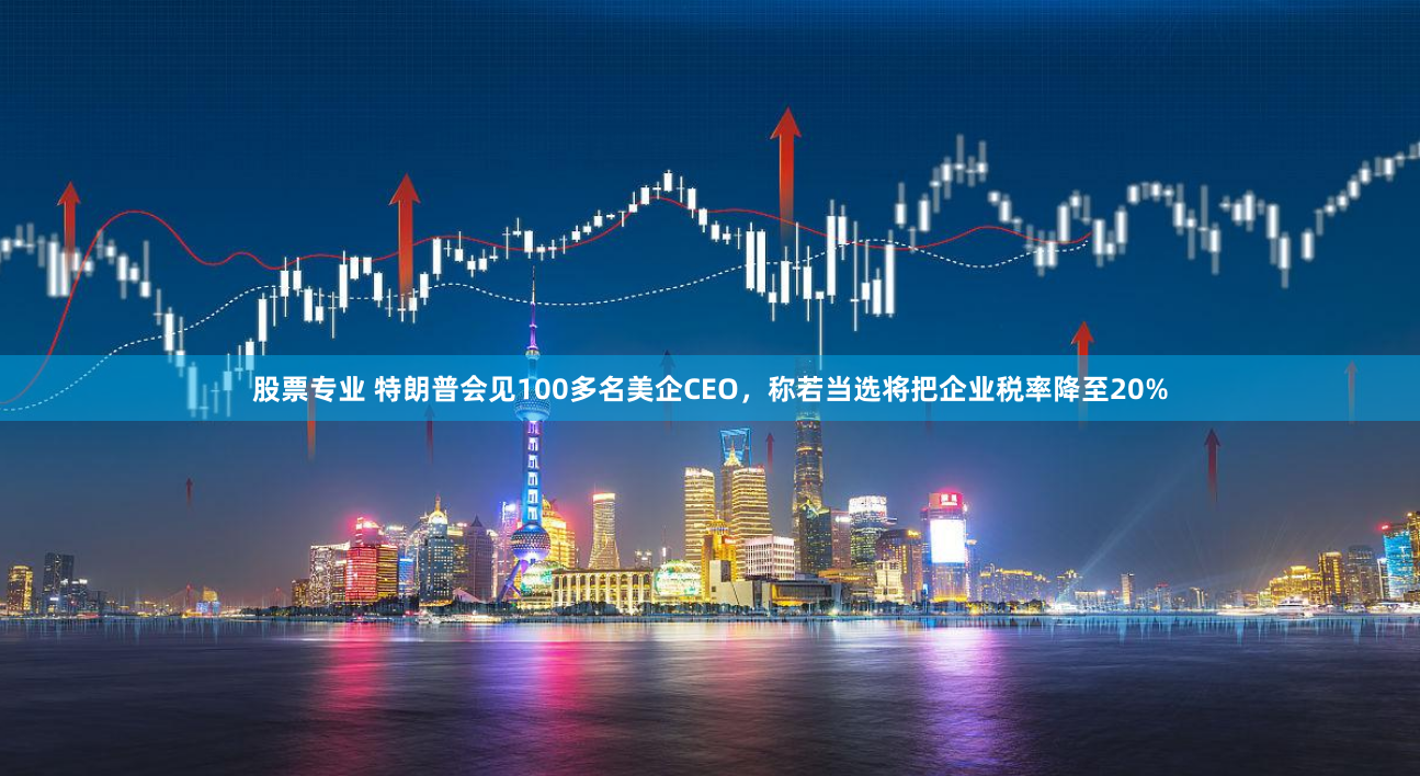 股票专业 特朗普会见100多名美企CEO，称若当选将把企业税率降至20%